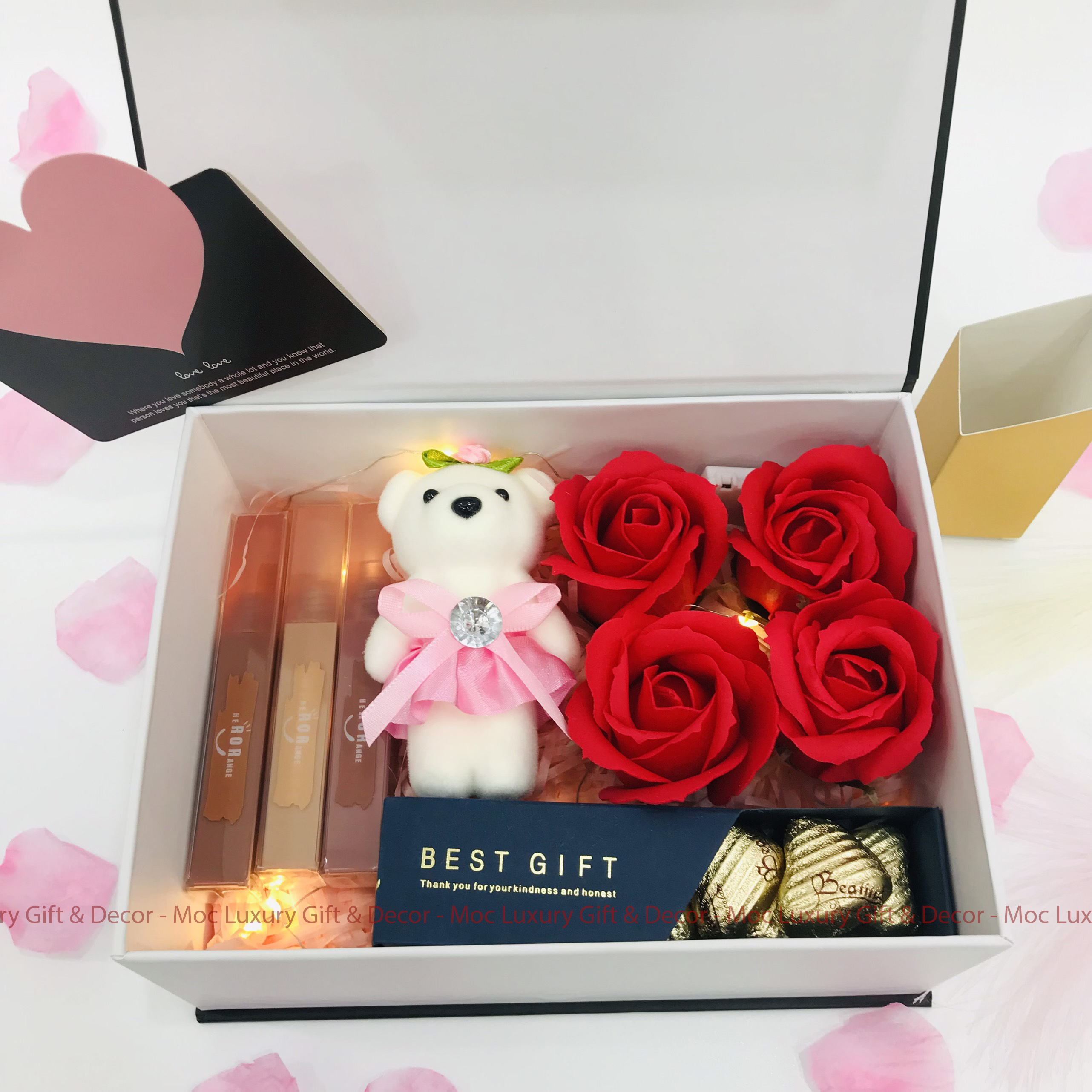 SET HỘP QUÀ TẶNG &quot;YÊU ĐƯỢC KHÔNG&quot; QUÀ TẶNG VALENTINE, TẶNG BẠN GÁI VÀ TỎ TÌNH CRUSH