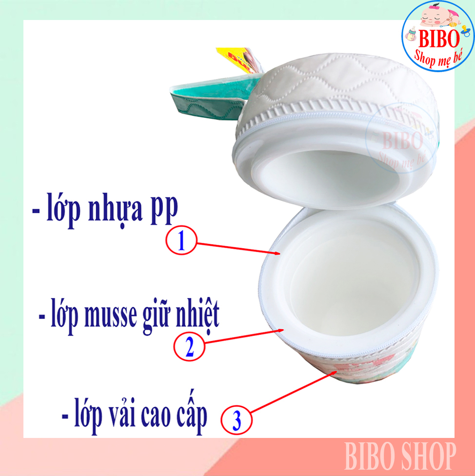 BÌNH Ủ SỮA CỔ RỘNG 350ML Ủ ĐƯỢC NHIỀU LOẠI BÌNH SỮA