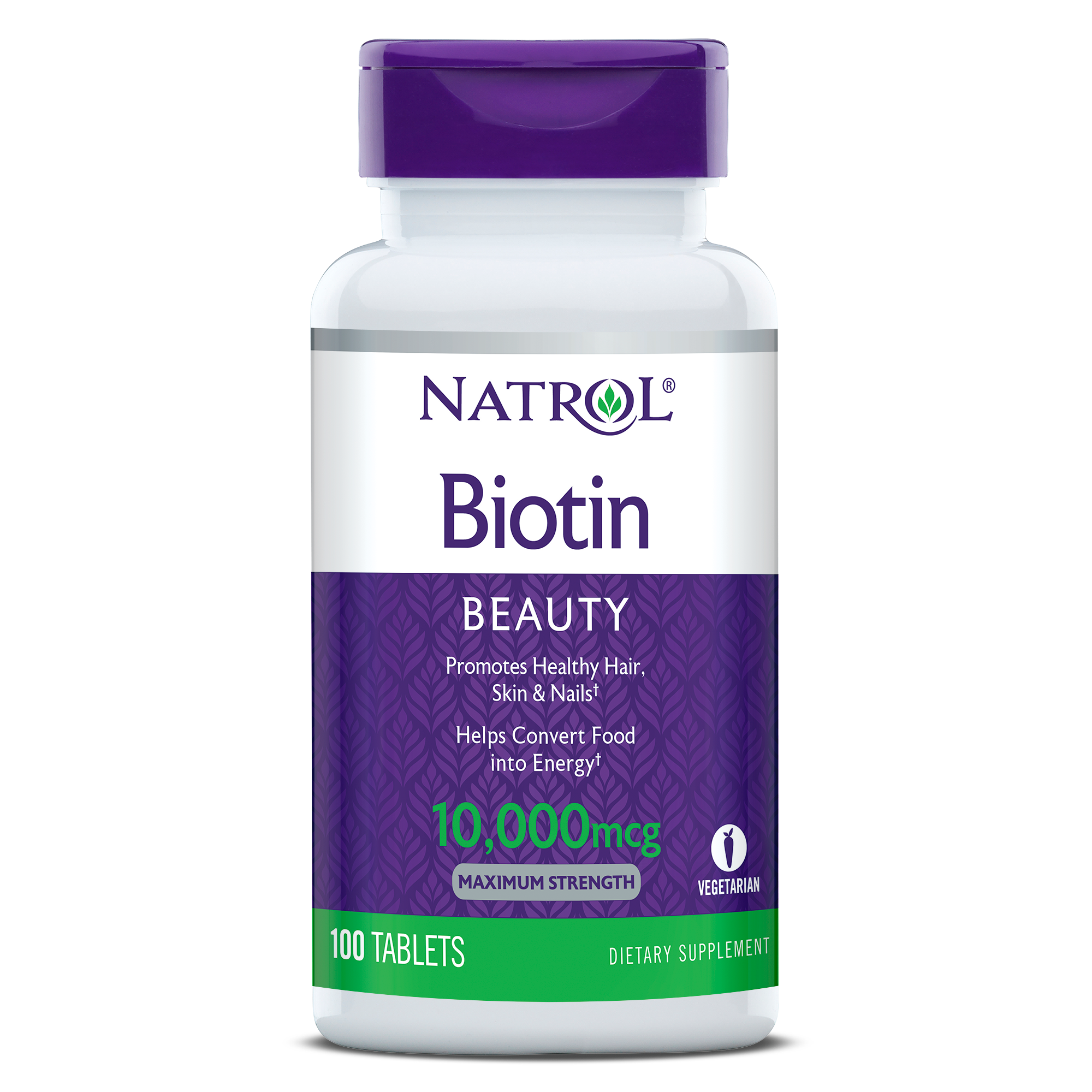 Viên Uống Hỗ Trợ Mọc Tóc, Móng Natrol Biotin 10.000mcg