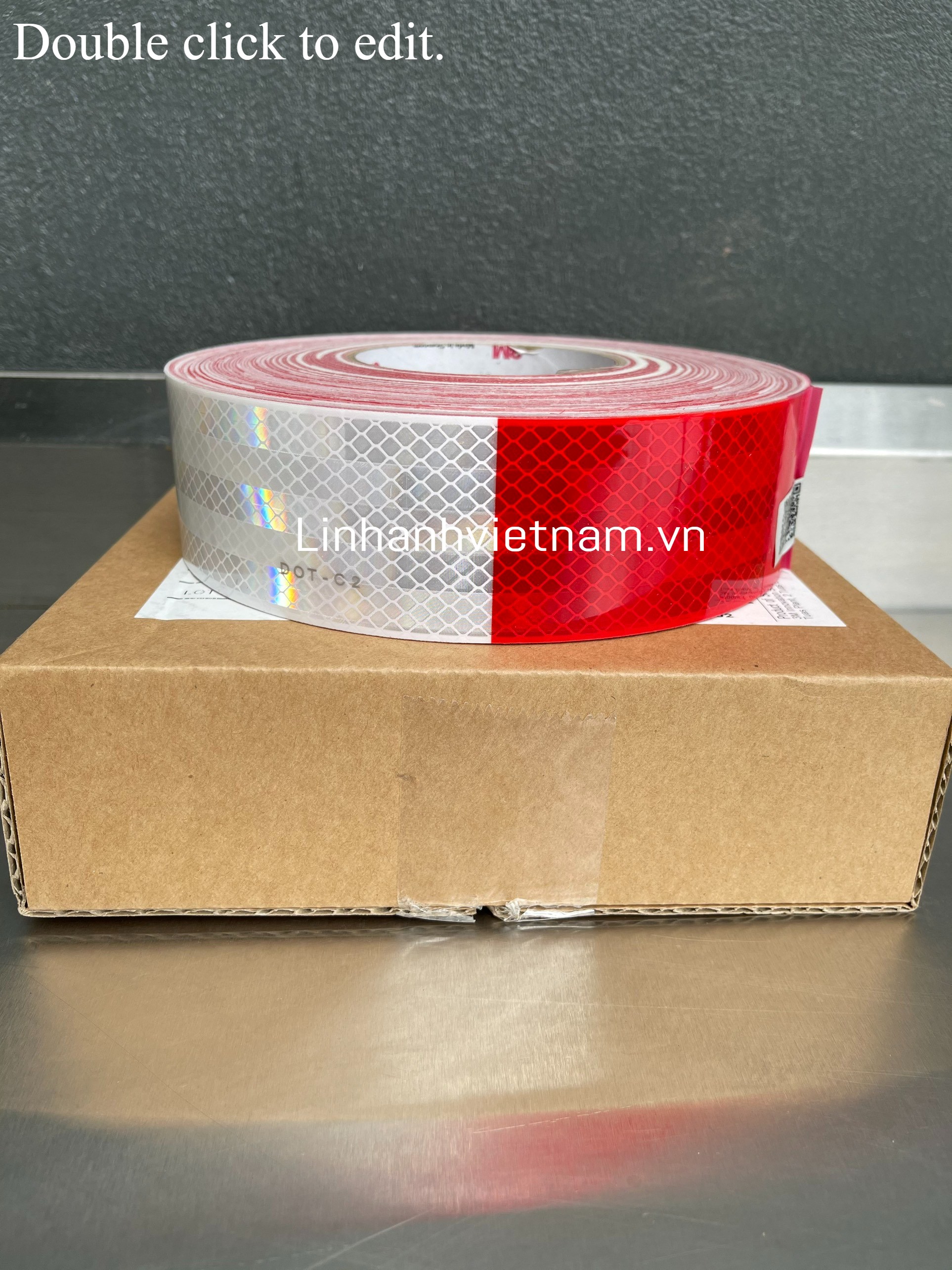 Decal phản quang 3M serie 983 - Phản quang cho xe ô tô - Trắng-Đỏ