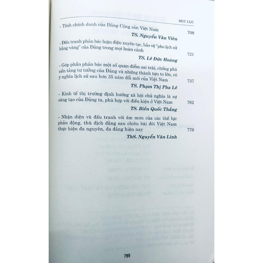 Sách - Bảo Vệ Nền Tảng Tư Tưởng Của Đảng, Đấu Tranh Phản Bác Các Quan Điểm Sai Trái, Thù Địch Trong Tình Hình Mới - NXB Chính Trị Quốc Gia