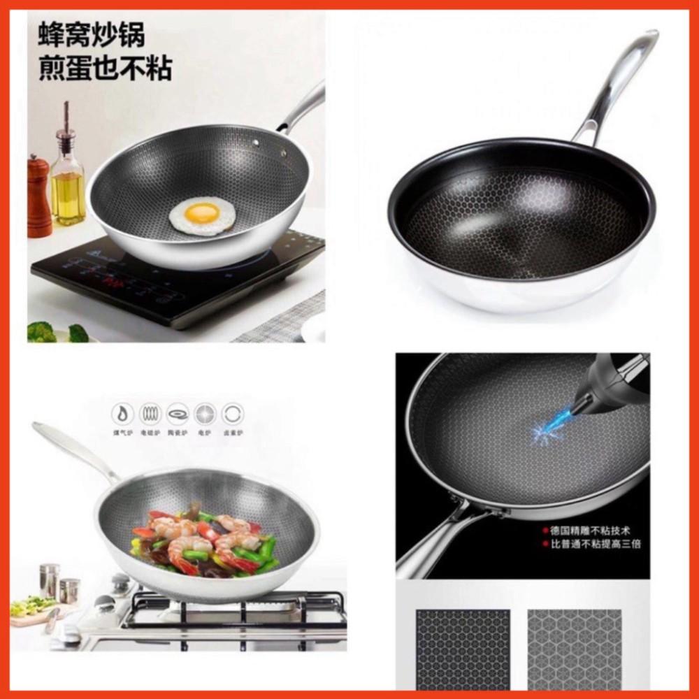 CHẢO VÂN TỔ ONG SÂU LÒNG SIZE 32 CM |