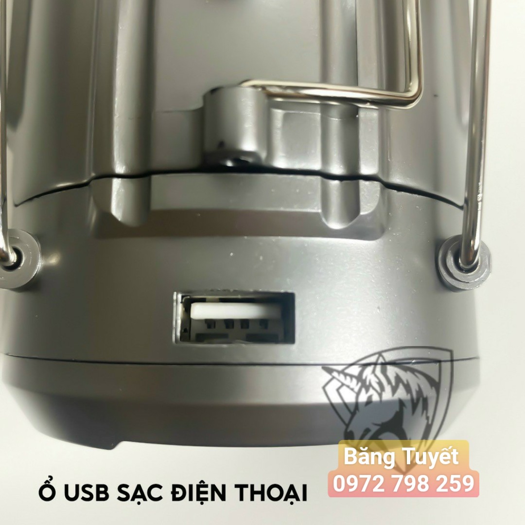 Đèn Quạt Sạc năng lượng mặt Trời 3 Trong 1 đa năng ,Tích hợp Đèn + Quạt + sạc điện thoại ( MÀU NGẪU NHIÊN)