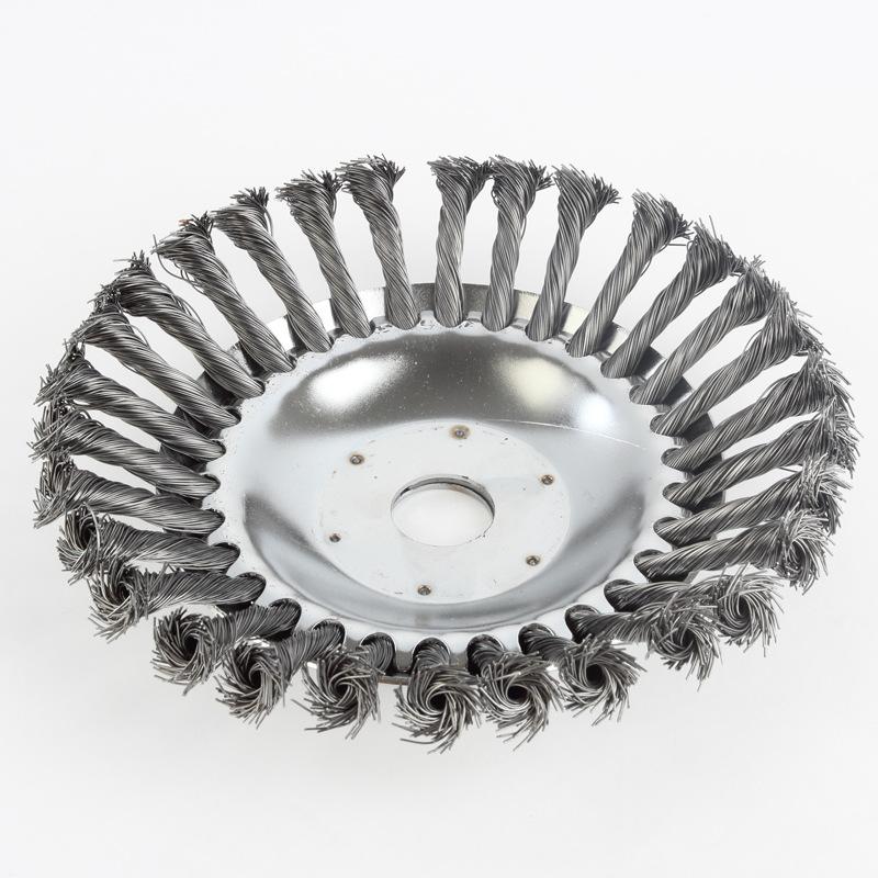 200mm KnOtted IrOn Dây thép đặc Đầu máy cắt cỏ hình côn cho máy cắt cỏ - Vườn và cỏ dại Weedin