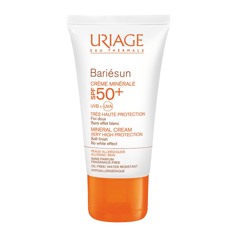 Kem chống nắng bảo vệ da tối đa Uriage Bariésun Crème Minerale SPF50+ 50ml