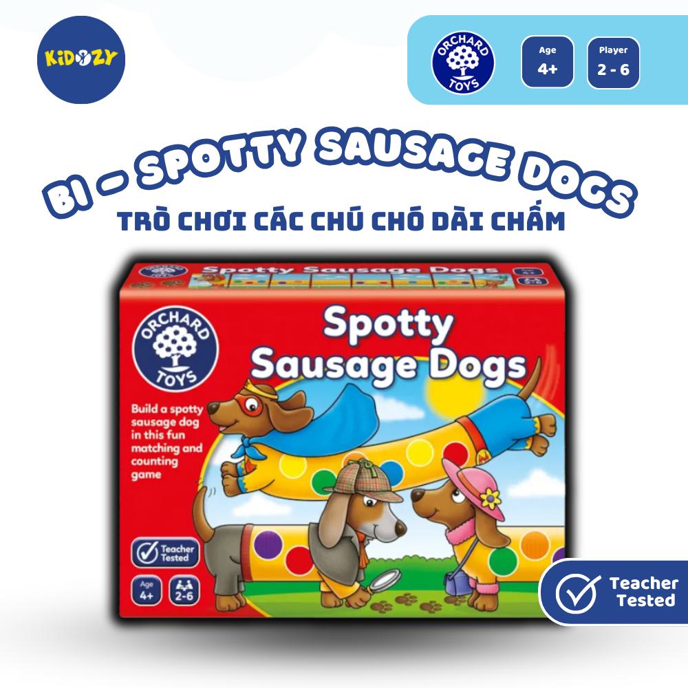 Trò chơi trí tuệ Spotty Sausage Dogs - Orchard Toys giúp trẻ làm quen với toán và nhận biết màu sắc