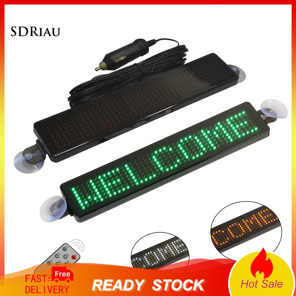 Bảng Đèn Led Xqcdx Dc 12v Kèm Điều Khiển Từ Xa
