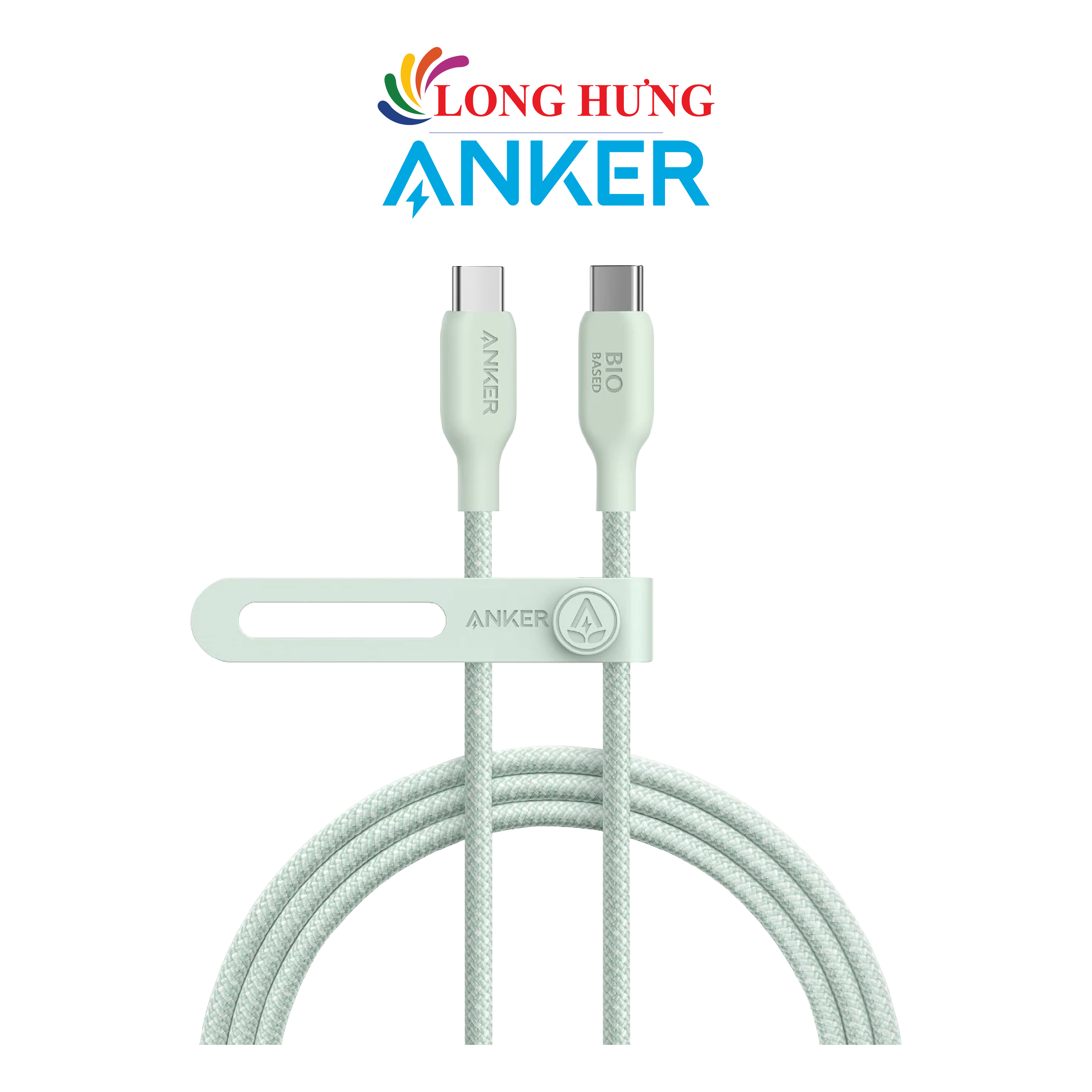 Cáp USB Type-C to Type-C Anker 543 0.9m 240W 0.9m A80E5/ 1.8m A80E6 - Hàng chính hãng