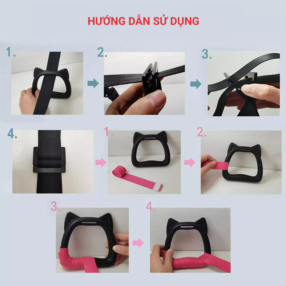 Bộ dây kháng lực hỗ trợ đu xà đơn cho trẻ em chính hãng GoodFit GF002E