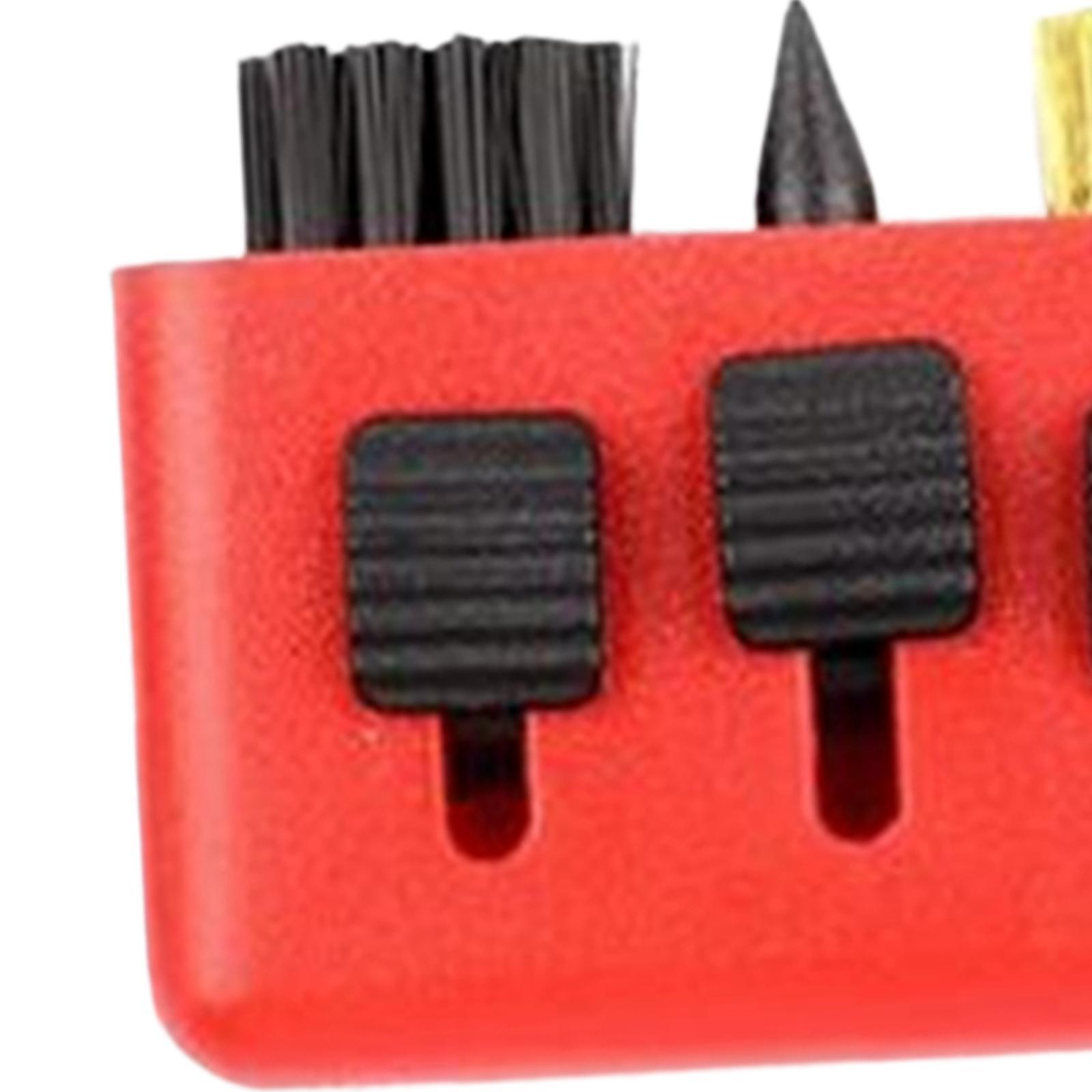 Golf Club Cleaning Brush Golf Club Groove Cleaner for Wood Irons Clubs Grooves Golf Club Accessories Pocket Convenient Carrying 3 in 1 Tool