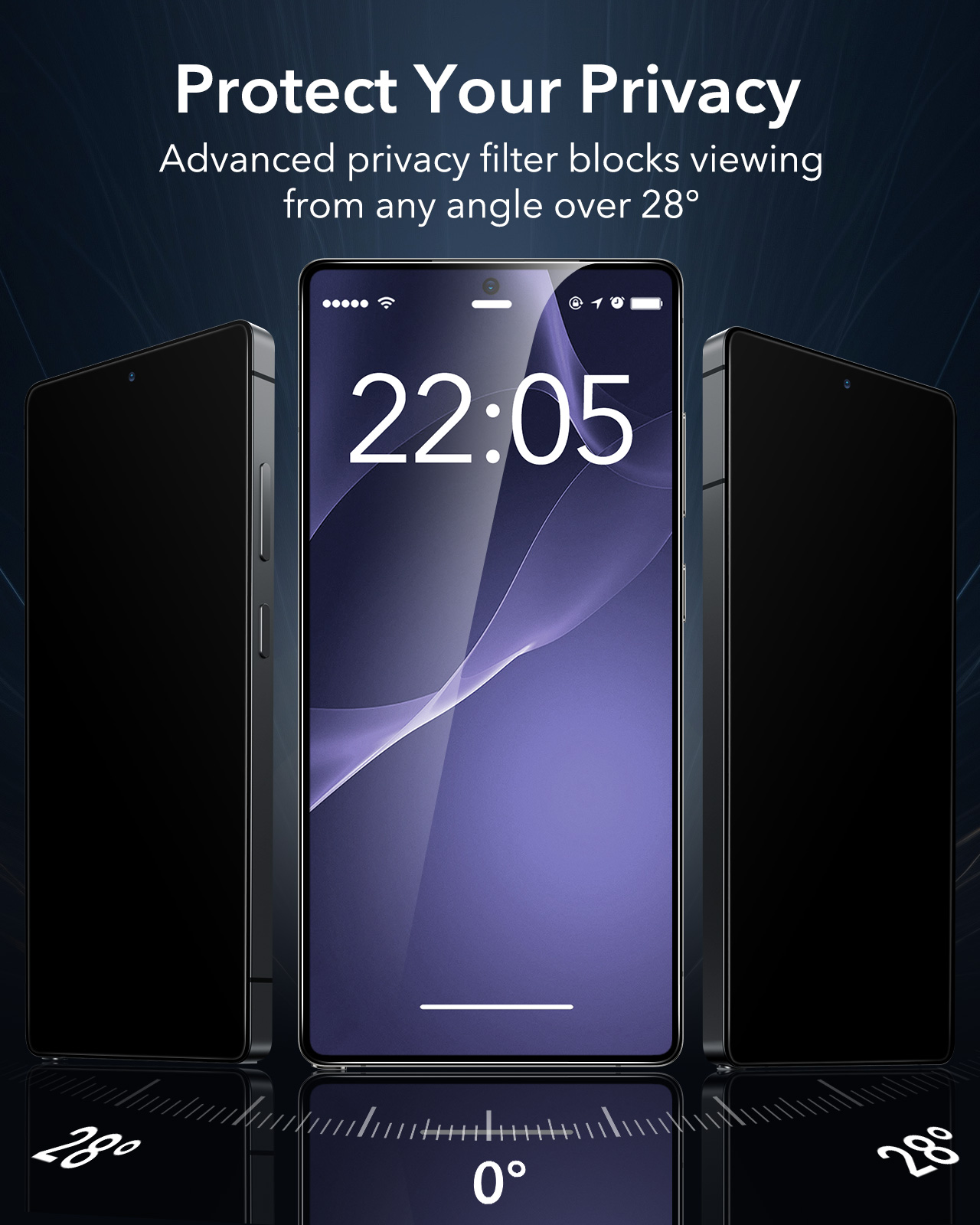 Kính Cường Lực Chống Nhìn Trộm ESR Armorite Privacy Screen Protector UltraFit Kèm Khung Dán Cho Samsung Galaxy S25 Ultra_ Hàng Chính Hãng