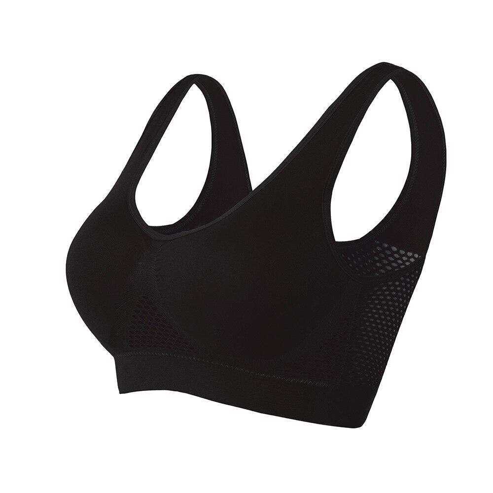 Women Sports Bra Breathable Mesh Sports Crop Top Push Up Gym Fitness Sport Underwear Female Seamless Running Yoga Bra