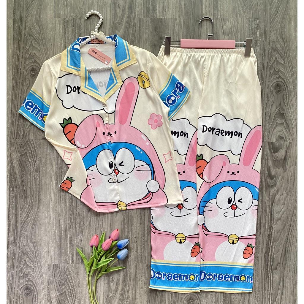 Bộ Pyjama lụa xước ánh kim cao cấp HÀNG THIẾT KẾ MỚI.