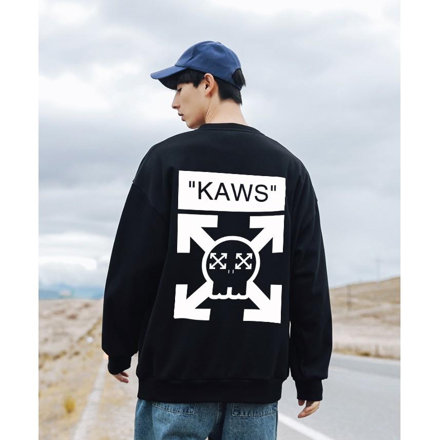 Áo Nỉ Dài Tay Sweater KAW Dáng Unisex Siêu Chất