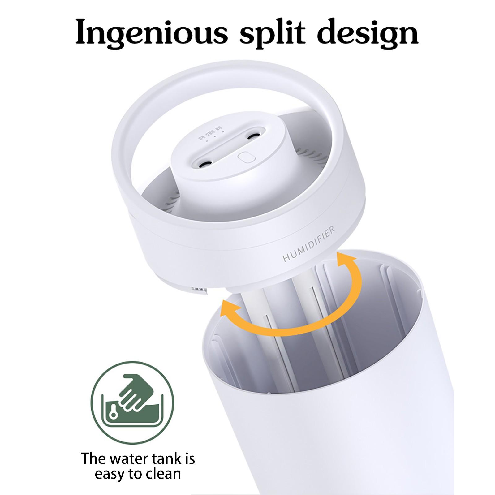 3l Công Suất Lớn Đôi Xịt Phun Sương Tạo Độ Ẩm Văn Phòng Nhà Máy Tính Để Bàn Máy Phun Sương Tạo Độ Ẩm Usb Im Lặng Không Khí Thơm Khuếch Tán Tinh Dầu Khuếch Tán #4