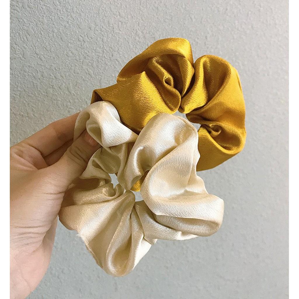 Scrunchies chun cột tóc trơn