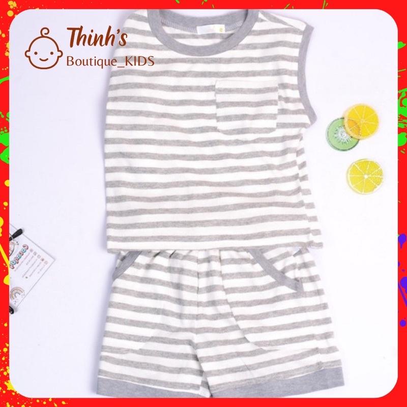 Bộ ba lỗ cho bé-Thun ba lỗ bé trai