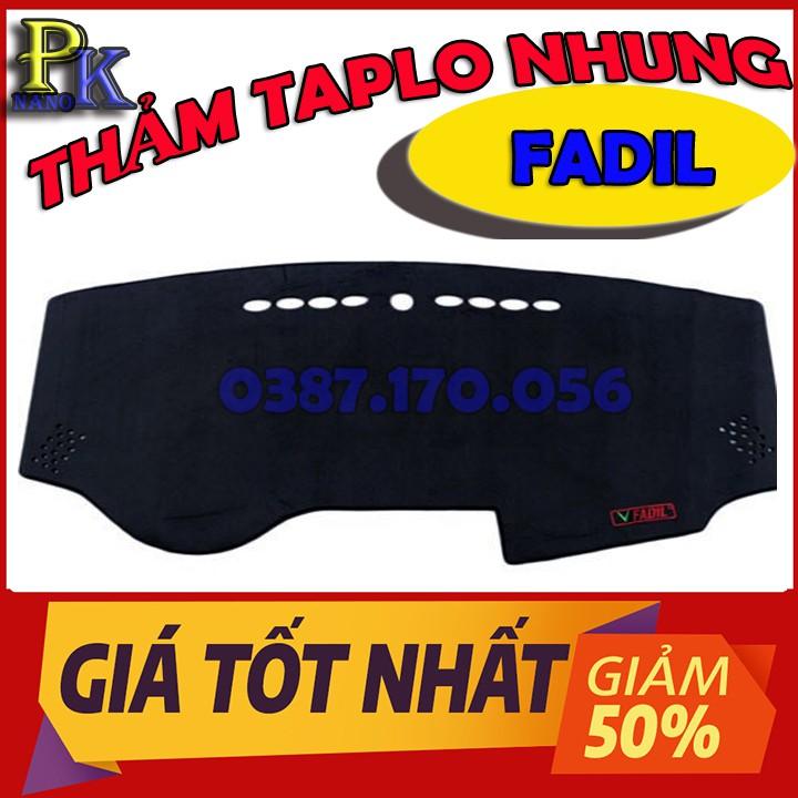 THẢM CHỐNG NÓNG TAPLO NHUNG MỊN 3 LỚP XE VINFAST FADIL– CHUẨN FORM