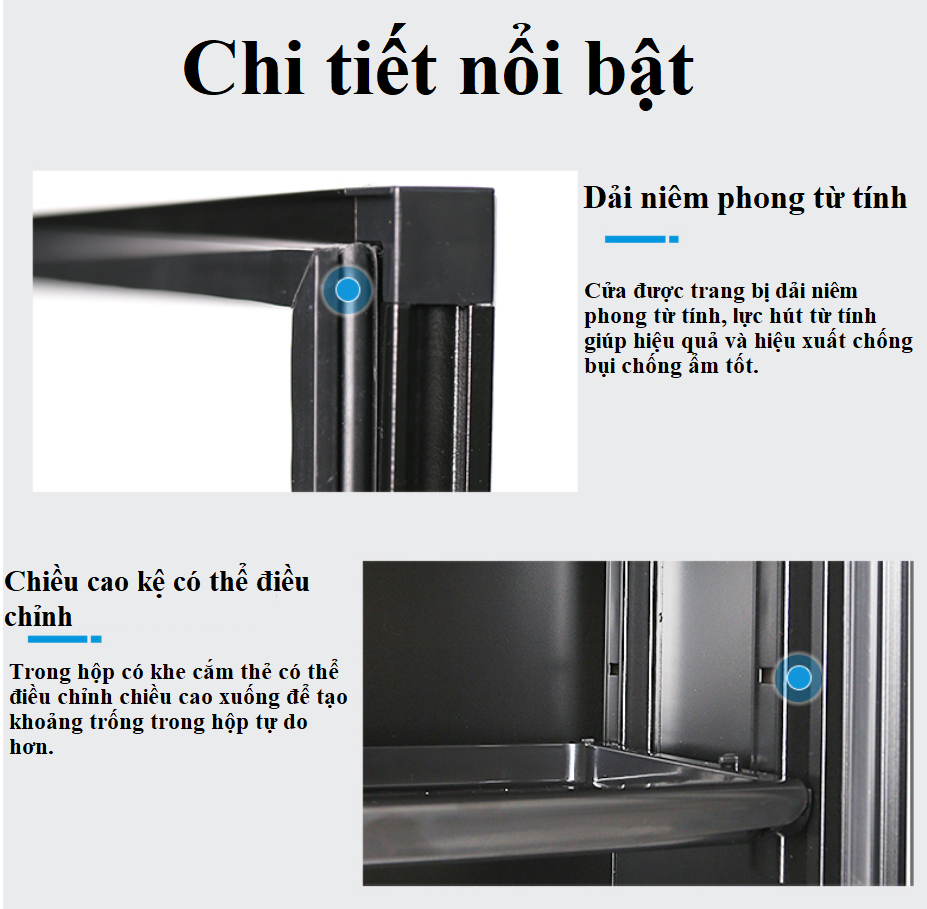 TỦ CHỐNG ẨM DRY CABINET ATS-80, 80 LIT, ĐÈN LED, MÀN HÌNH CẢM ỨNG - HÀNG CHÍNH HÃNG