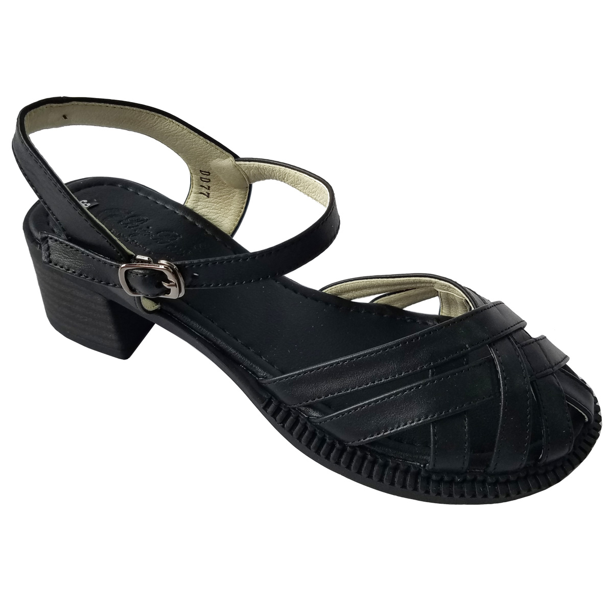Giày Sandal Cao Gót Da Bò BIGGBEN Cao 4 Phân SDCG139