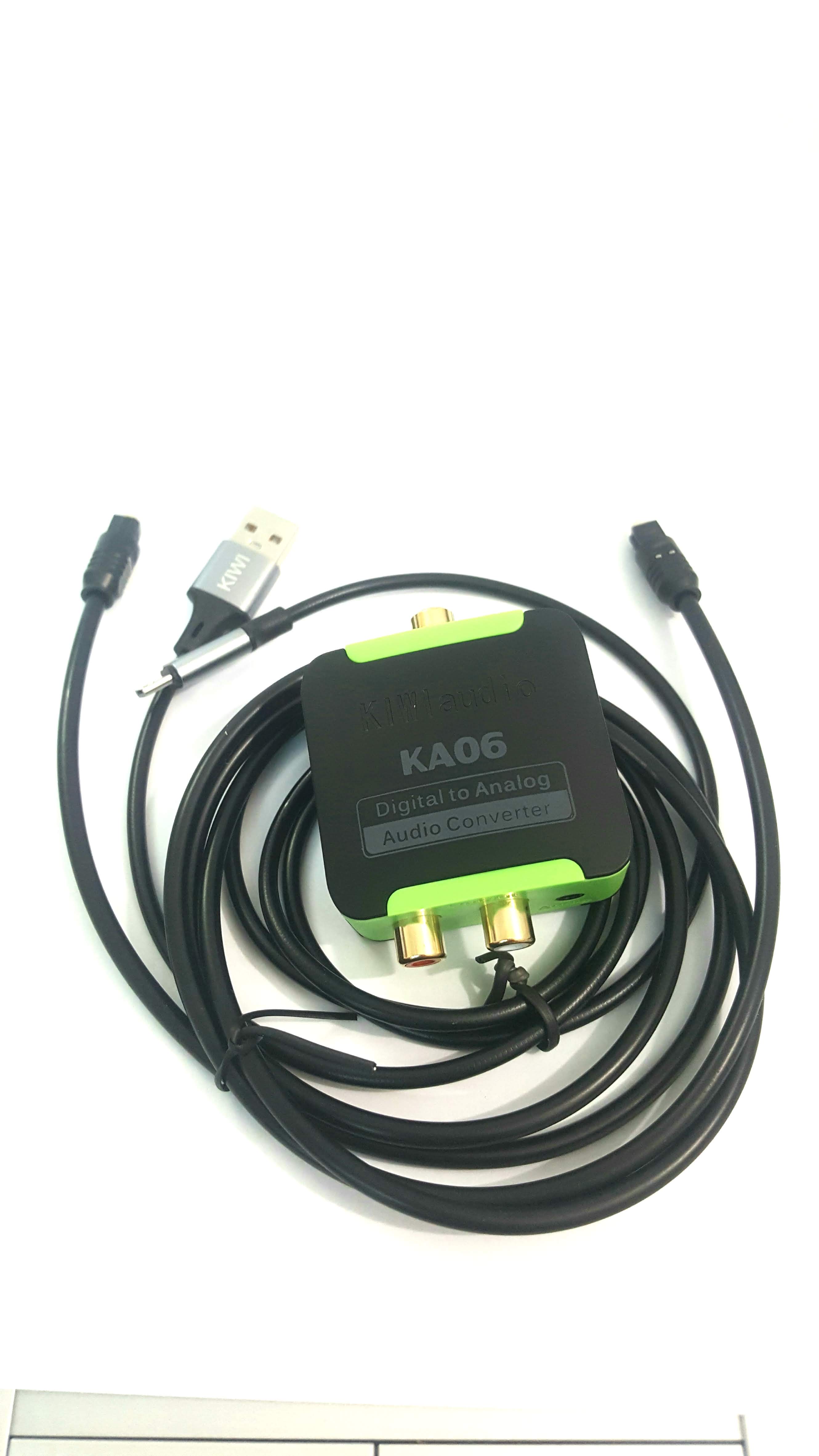 Bộ chuyển âm thanh TV 4K quang optical sang audio AV ra amply KA06-Chính hãng
