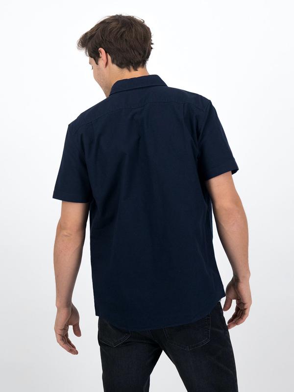 Áo Sơ Mi Nam Tay Ngắn AE Short Sleeve Eagle Logo Oxford Shirt - Size XS/S/M/L/XL