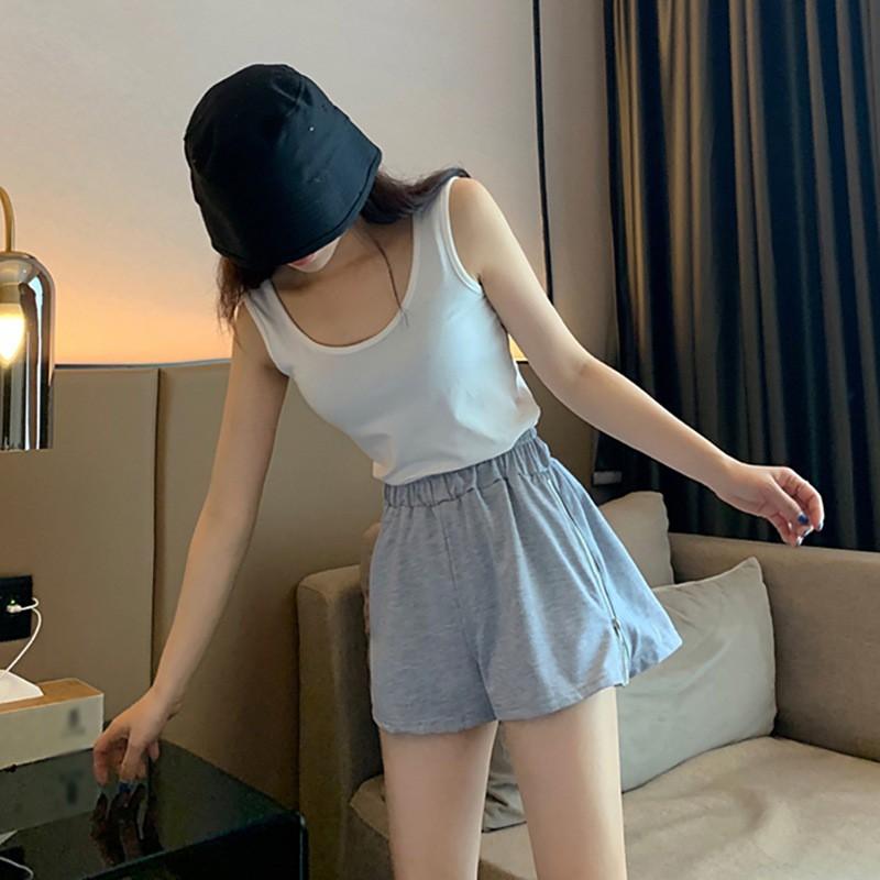 Quần Short Nữ Lưng Cao Ống Rộng Thời Trang Hàn Quốc