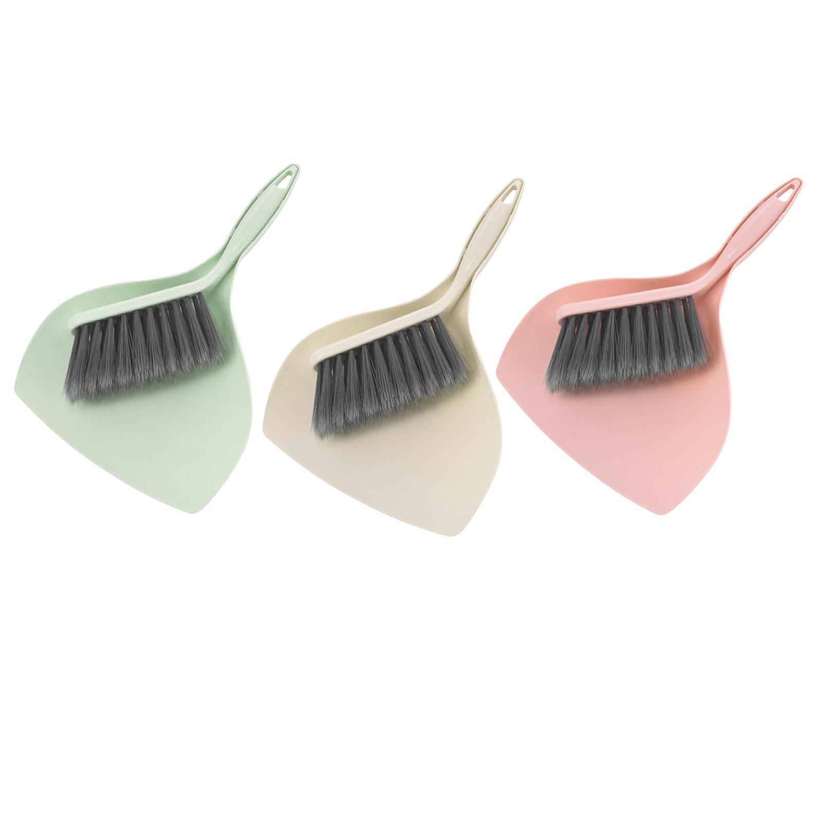 Mini Broom &amp; Dustpan Set Keyboard Kitchen Countertops Window Car Waste