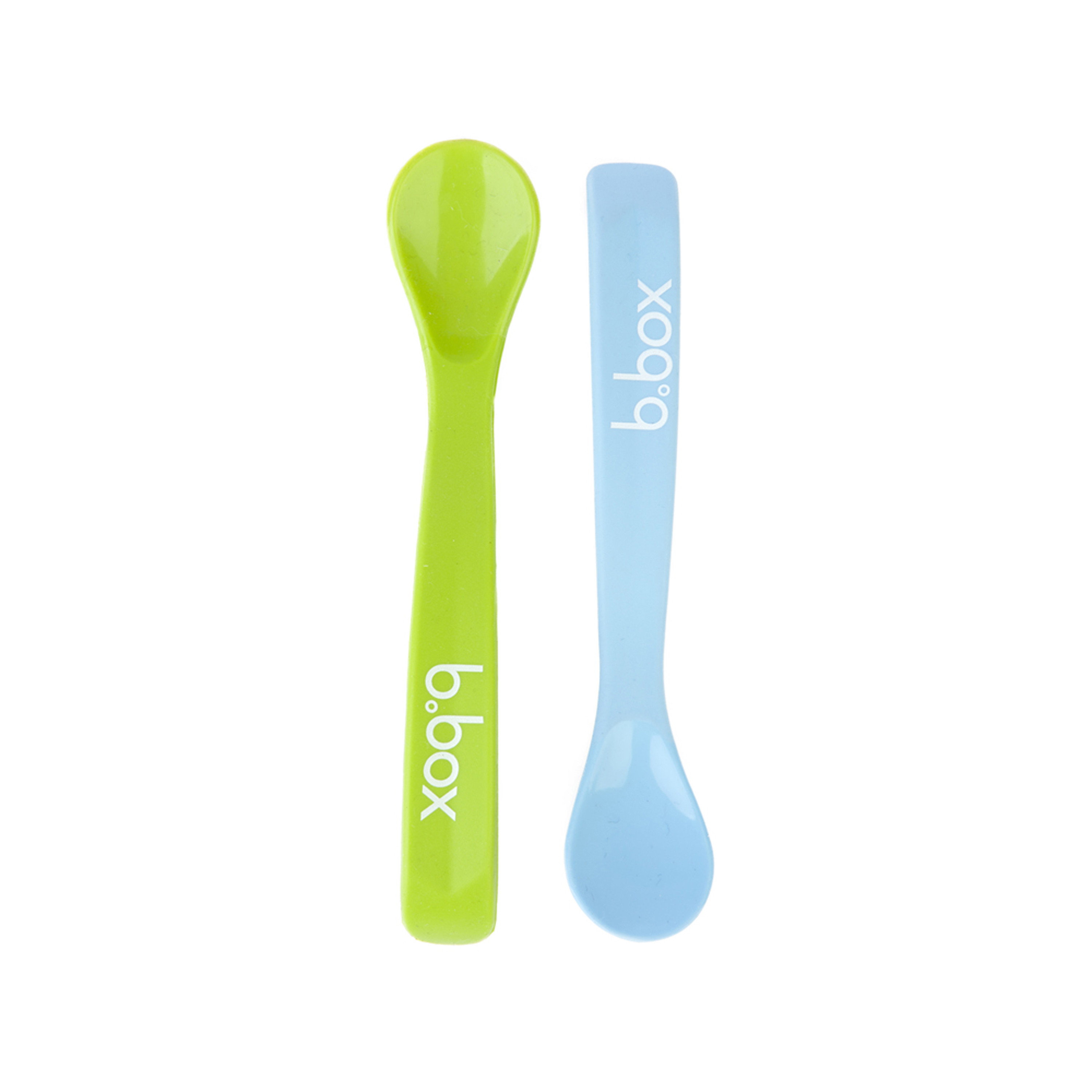 b.box Muỗng silicone cho bé ăn dặm (set 2 cái) - Bộ Đôi Xanh Mát