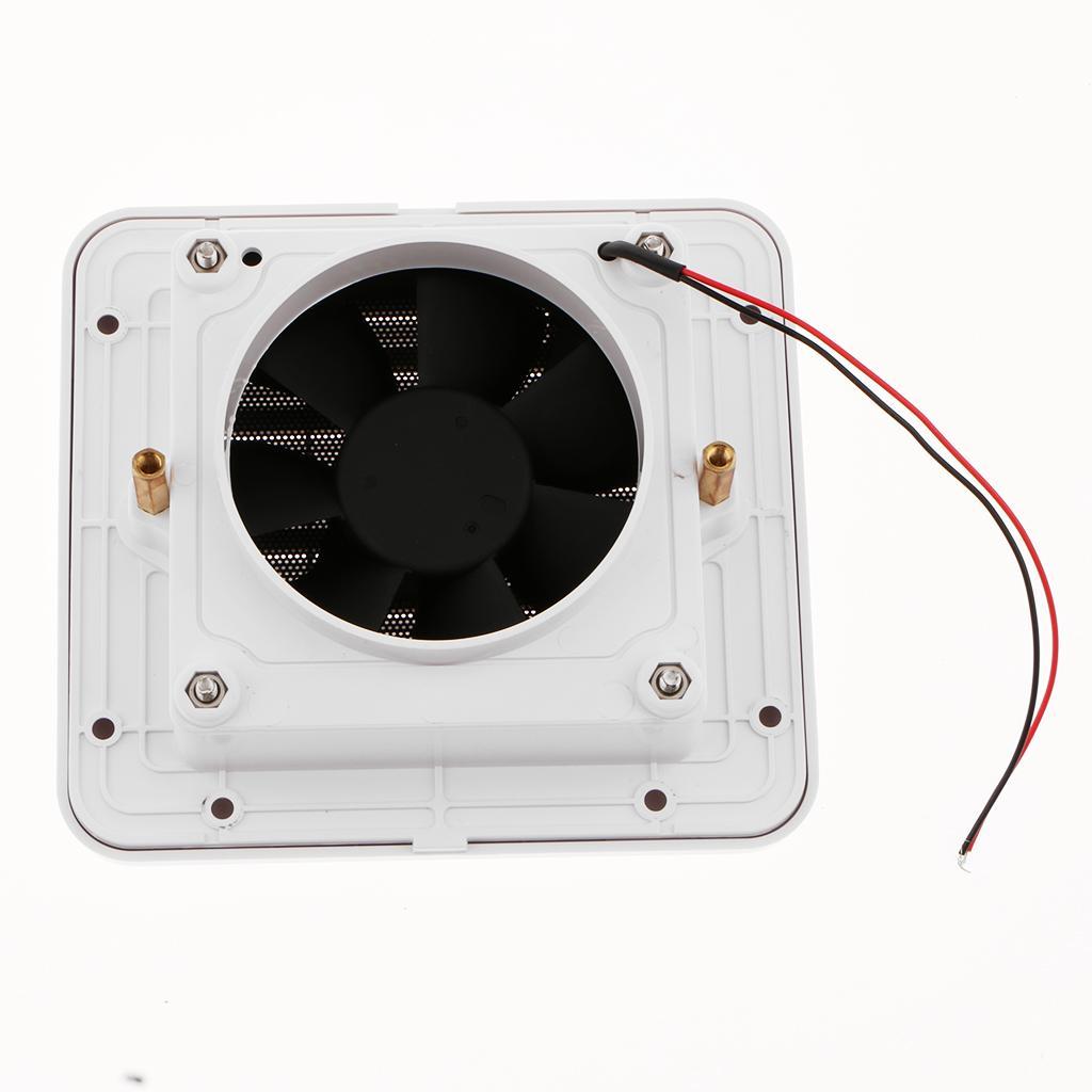 RV  Motorhome Side Air Vent Ventilation Cooling Exhaust Fan White