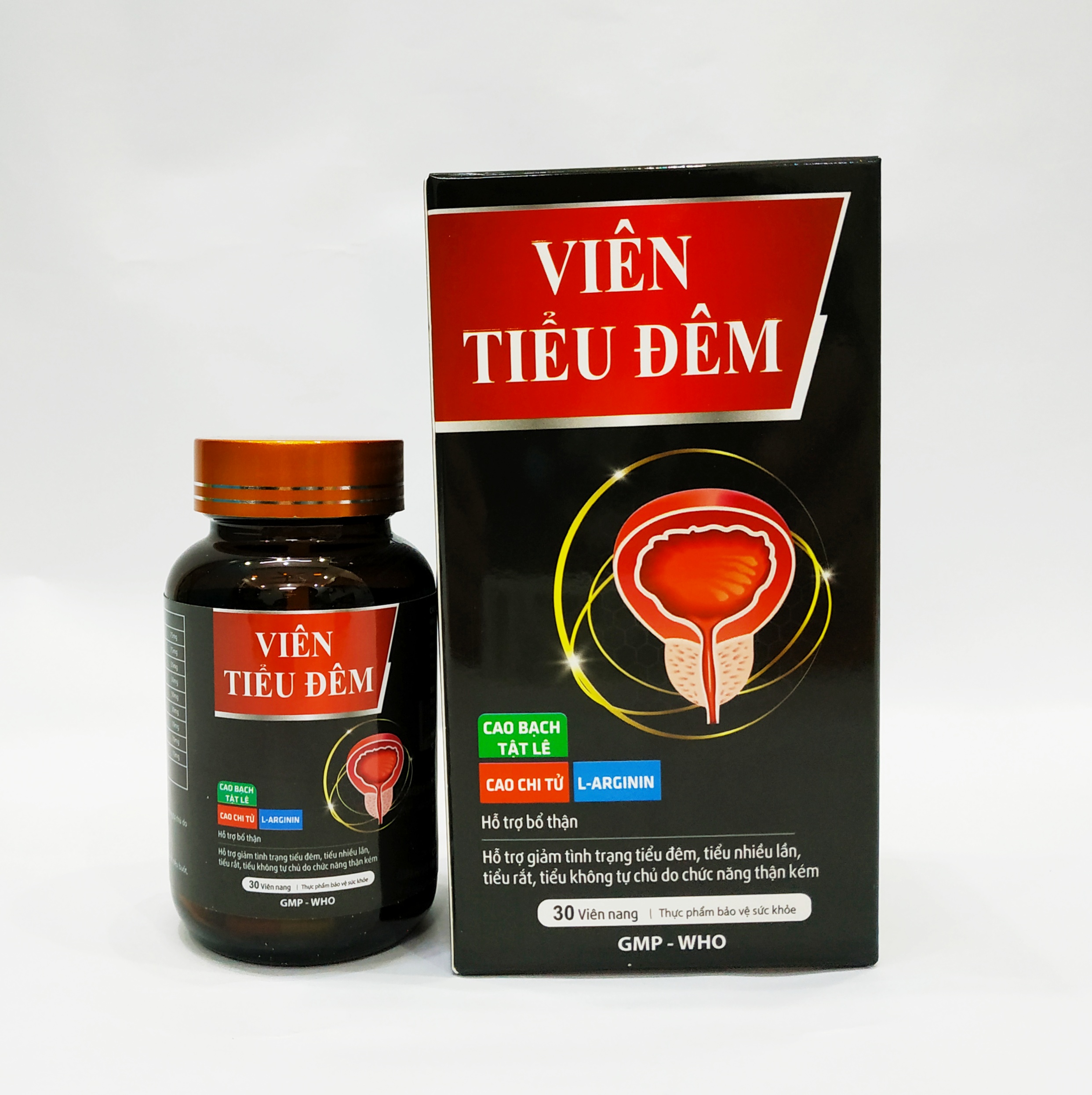Viên Tiểu Đêm – Chấm Dứt Tiểu Đêm, Tiểu Nhiều Lần, Tiểu Rắt, Tiểu Không Tự Chủ - Tăng Cường Chức Năng Thận – Dùng Cho Cả Nam Và Nữ - Lọ 30 Viên