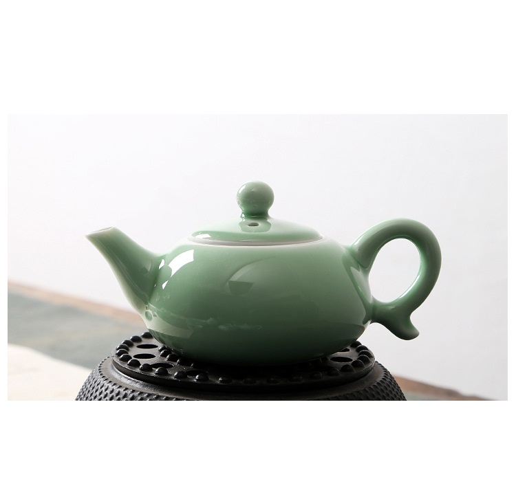 Bộ Bình Trà Gốm Sứ Tráng Men Cao Cấp