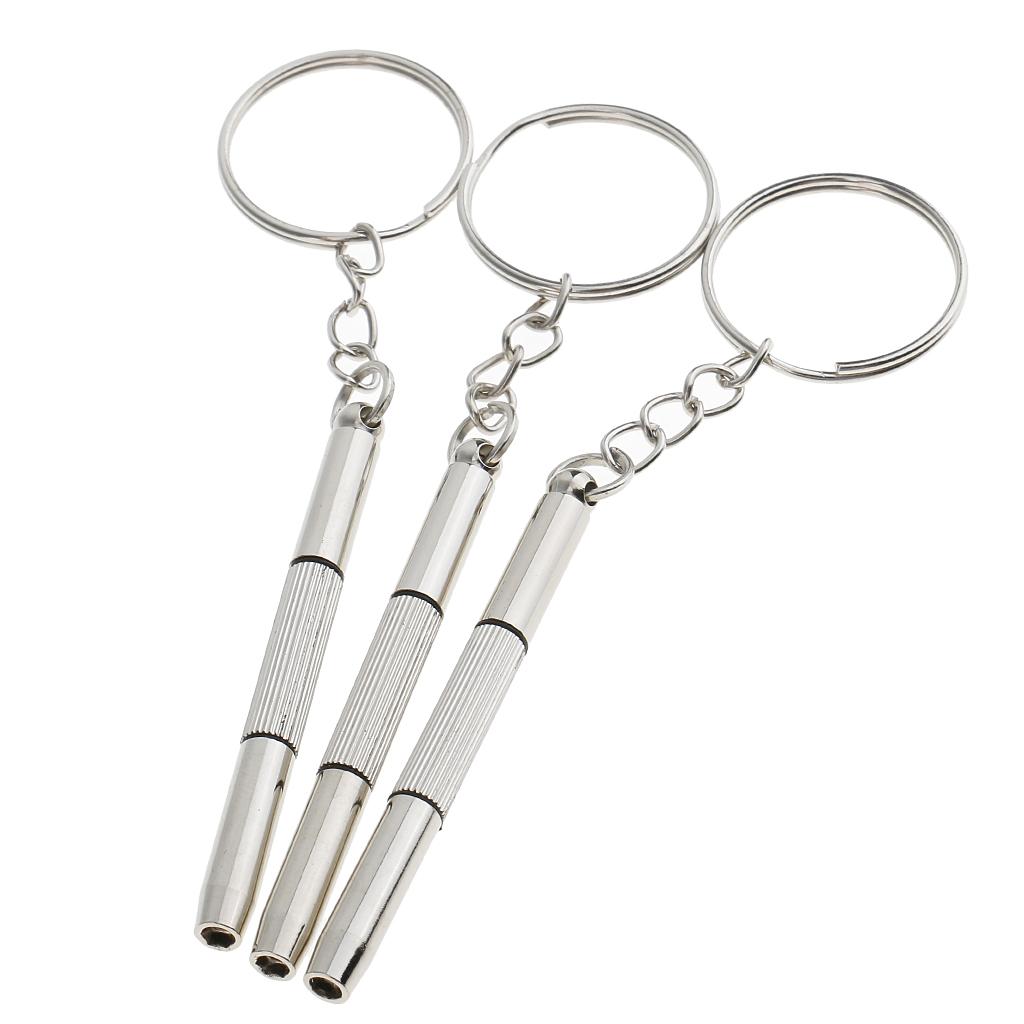 2x100 Pieces 3 in 1 Eyeglass Sunglasses Cellphone Watch Screwdriver Repair Kit