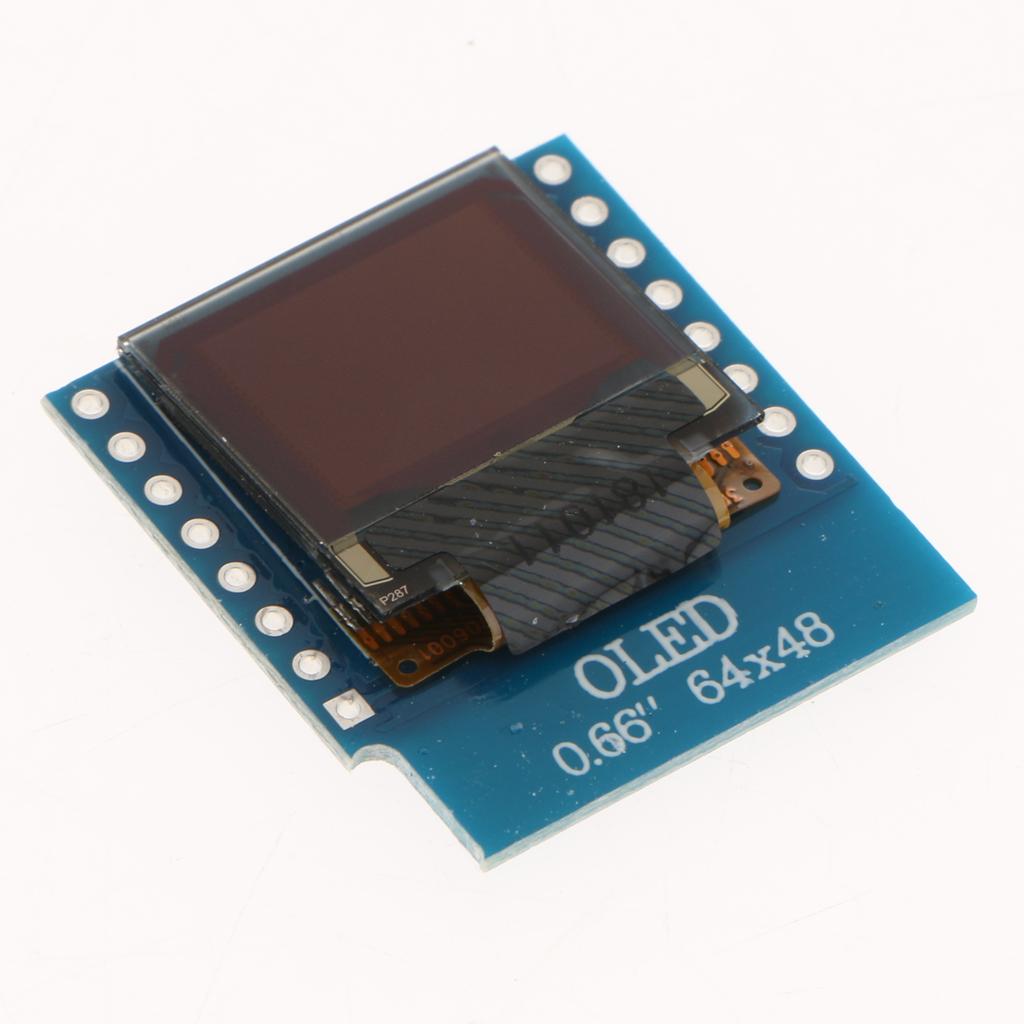 Mini SSD1306 0.66 IIC 64x48 OLED MÀN HÌNH LCD Màn Hình Hiển Thị LED MODULE cho Arduino
