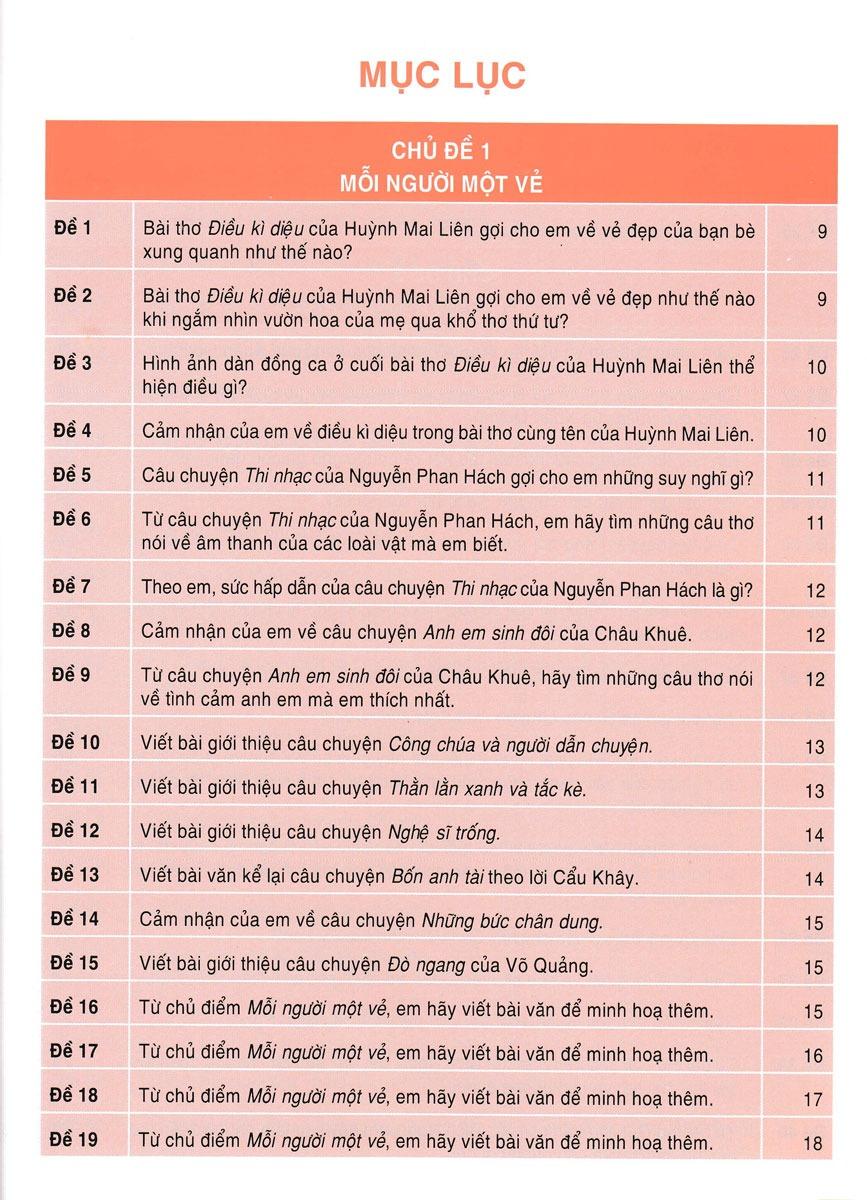 Sách - Những Bài Làm Văn Mẫu 4 - Tập 1 (Kết Nối)