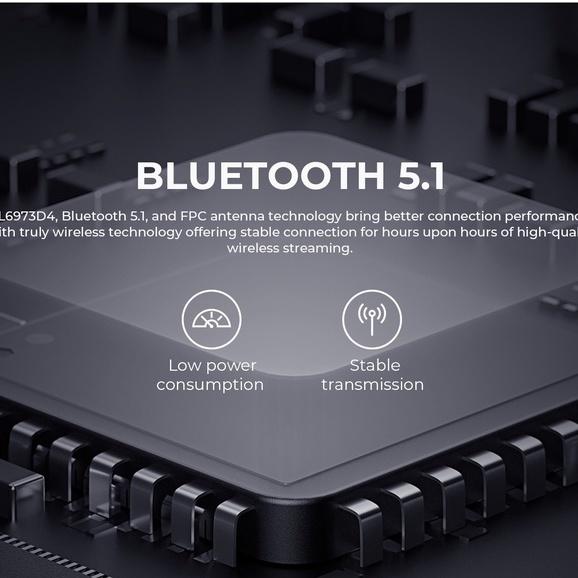 Tai Nghe Bluetooth TWS HAVIT TW960, BT 5.1, Độ Trễ Thấp, Kháng Nước IPX4, Nghe Đến 16H - Hàng Chính Hãng
