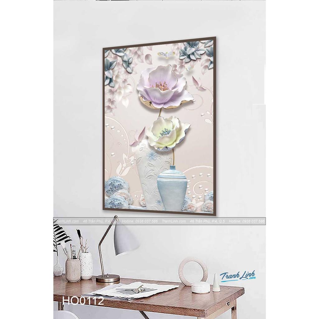 Tranh Canvas hoa treo tường trang trí cầu thang ho.ttph0008