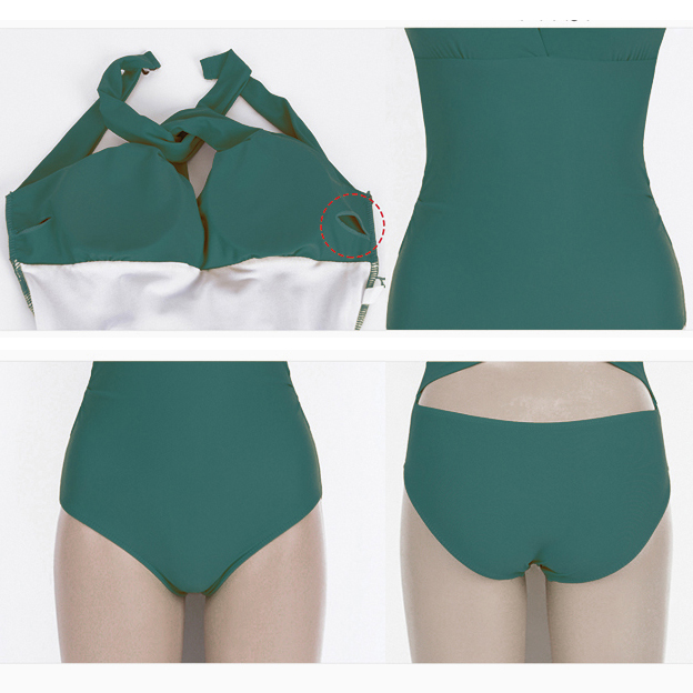 Áo tắm 1 mảnh tôn dáng - hot bikini 2021 - M1 màu xanh cá tính
