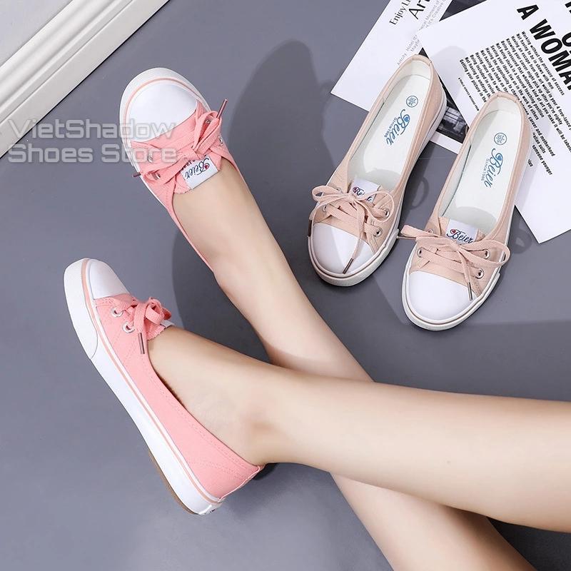 Giày búp bê vải Beier - Chất liệu vải thô, đế cao su siêu bền - 9 màu siêu đẹp - Mã SP 99-202