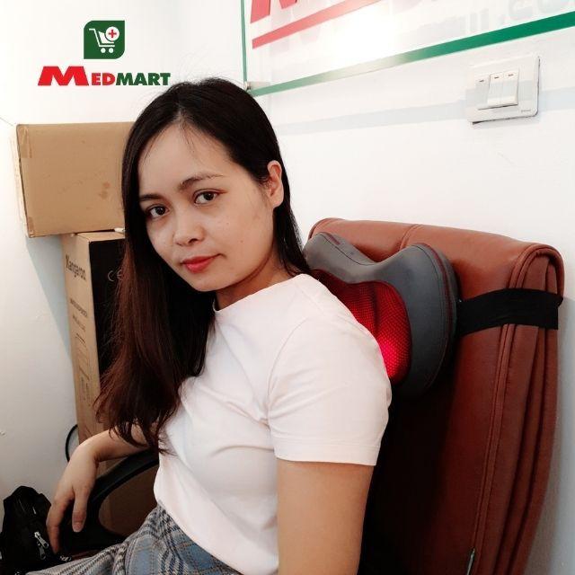 Gối Massage Hồng Ngoại MG149 , Mát Xa Cổ, Vai Gáy, Lưng, Toàn Thân