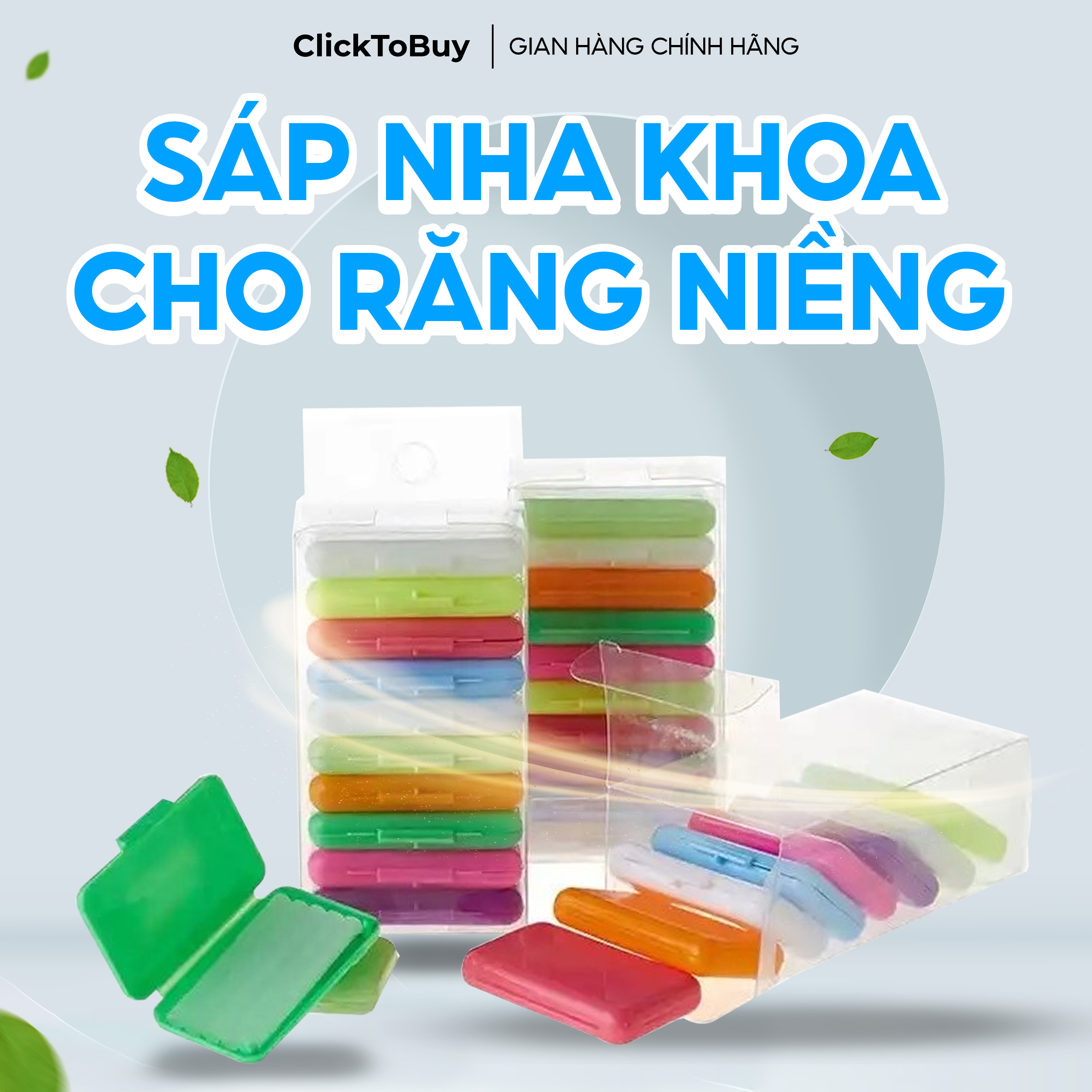 Hình ảnh Sáp Nha Khoa Coral 10 mùi , Sáp Giảm Đau Khi Chỉnh Nha, Niềng Răng, Giảm Nhiệt Miệng