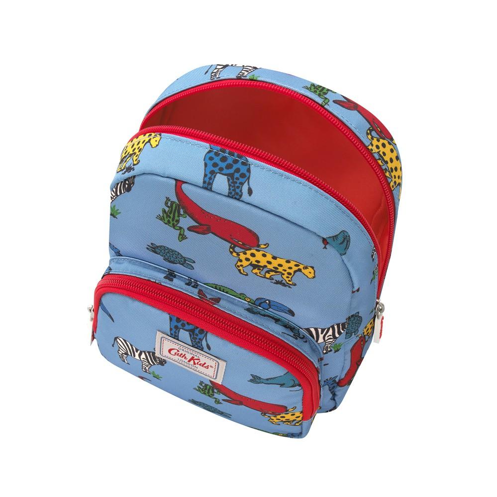 Cath Kidston - Balo trẻ em Kids Mini Backpack Animals - 994774 - Blue Grey