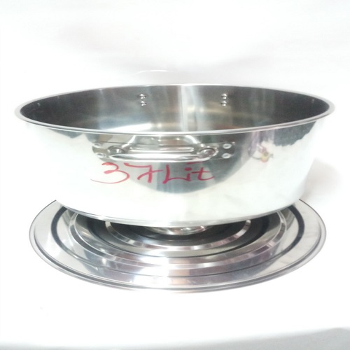 NỒI INOX 50 LÍT DÀY NẤU NƯỚC LÈO,HẦM XƯƠNG,CAO CẤP KHÔNG RỈ SÉT.
