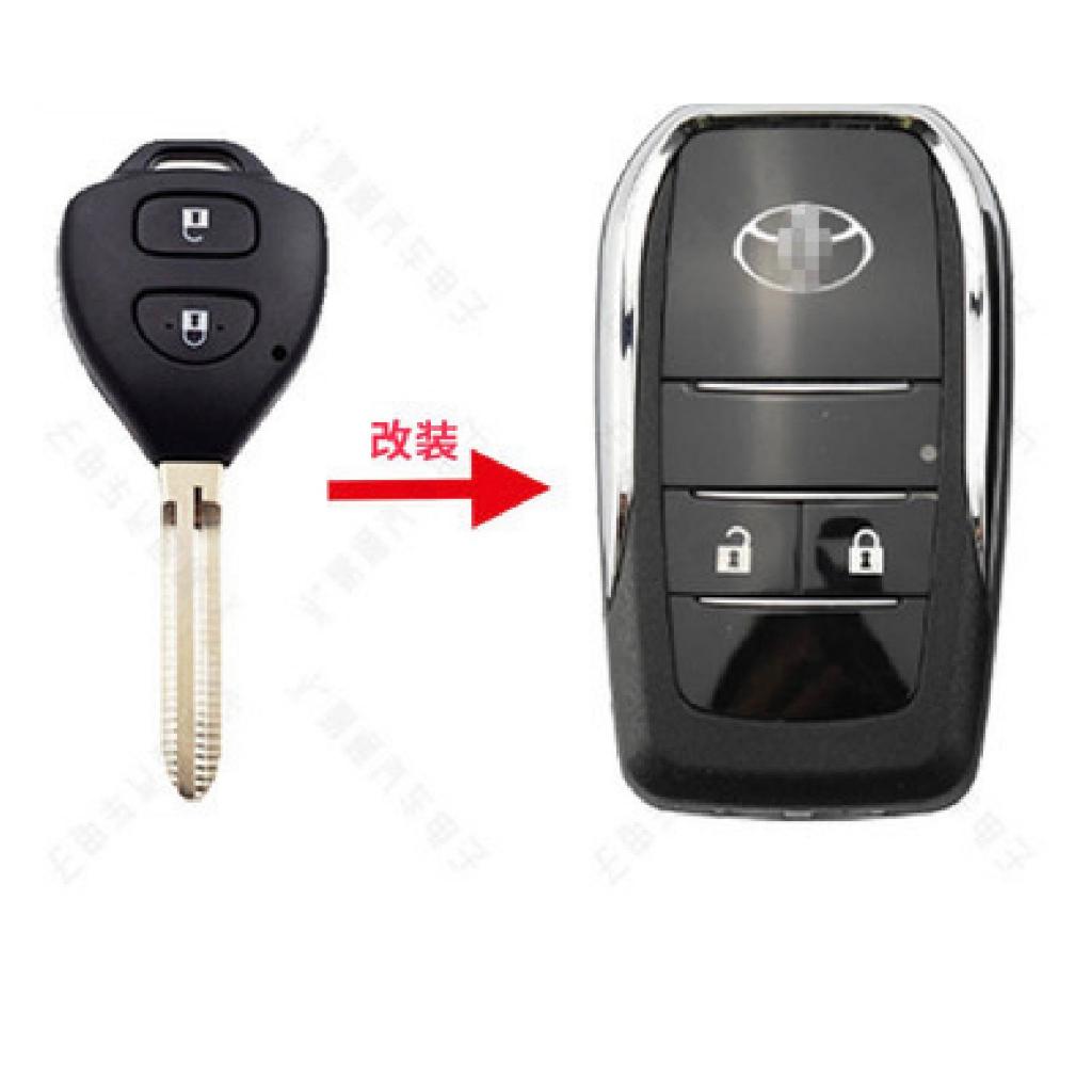 Vỏ Ốp chìa khóa Độ Gập Xe Toyota Innova, Fortuner, Vios, Yaris, corolla Altis, Camry...