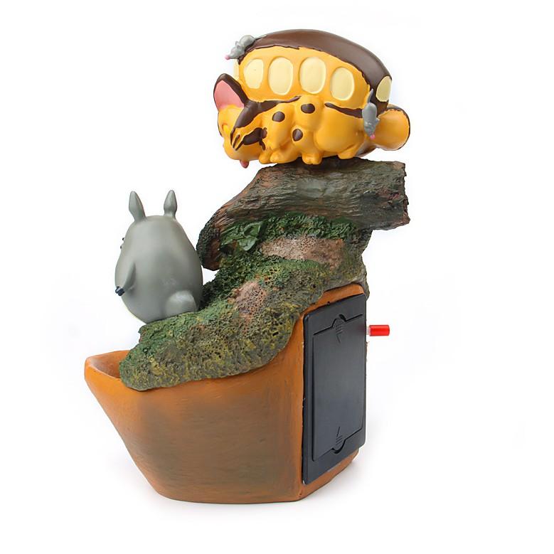 KHO-HN * Chậu cảnh Totoro và mèo xe Bus có dòng nước chảy tuần hoàn trang trí phong thủy cho góc làm việc