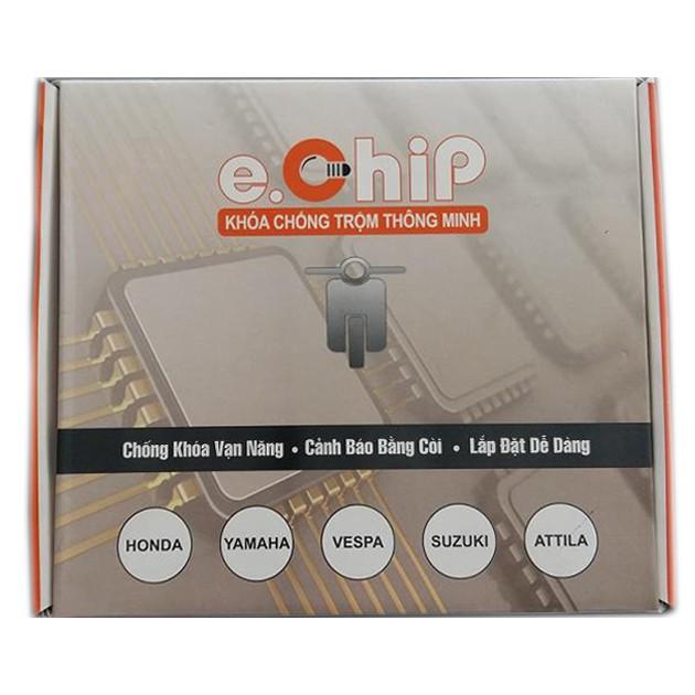 Khóa chống trộm xe máy thông ming e chip (tặng nón bảo hiểm)