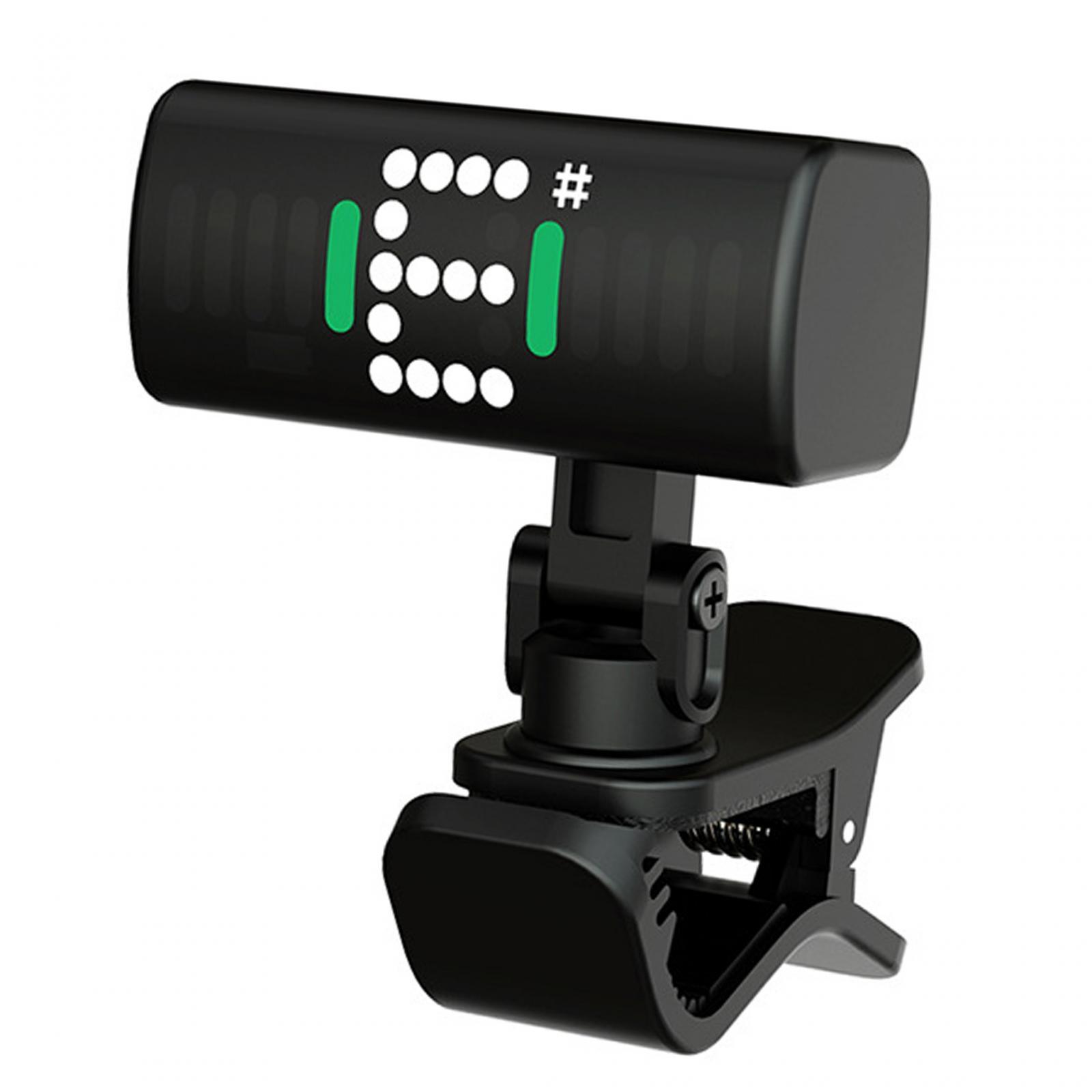 Guitar Tuner Clip on durable digital Electronic Tuner Portable High Sensitivity with LED Display, Professional Acoustics Calibration Tuner for Violin