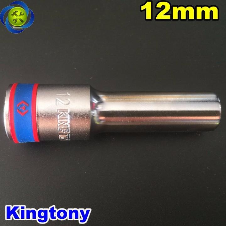 Tuýp 12mm 1/2 Kingtony 423512M loại dài 6 cạnh màu trắng