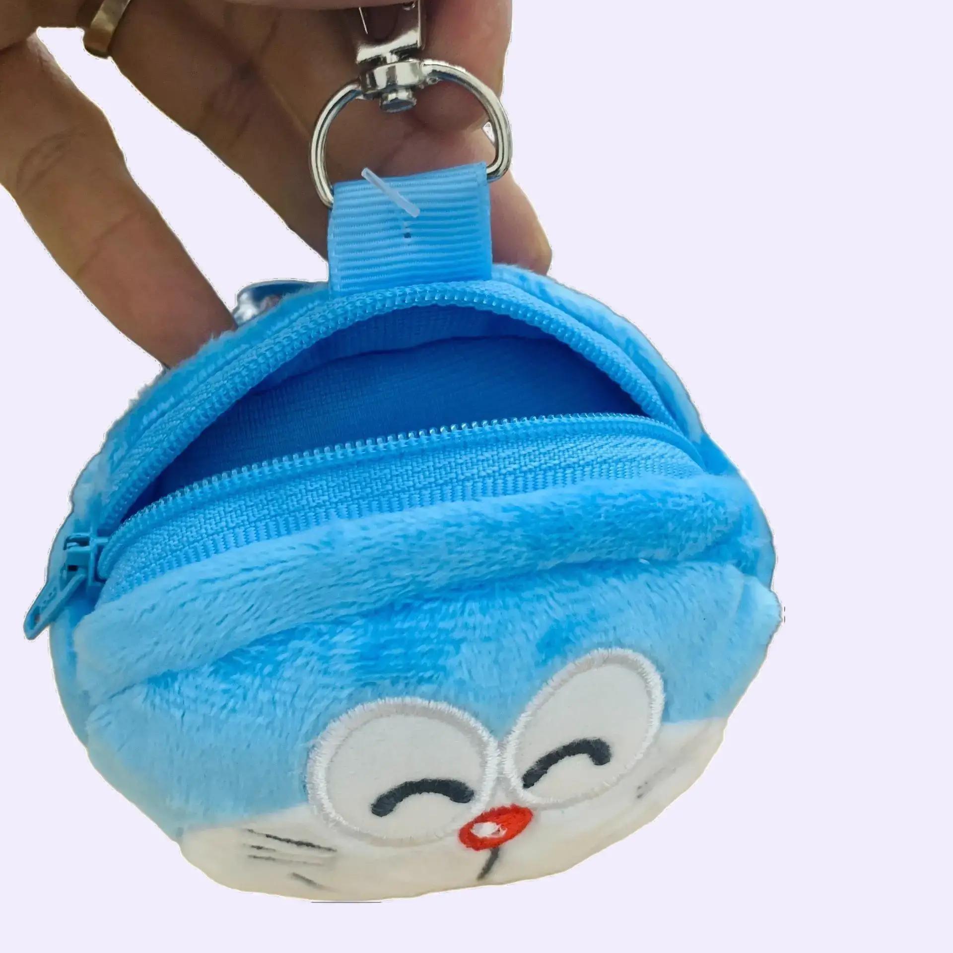 Ví Nhỏ Mặt Doraemon, bóp nhỏ mini, Bóp mặt Doraemon, Ví bông cao cấp- Sản Phẩm Có Bản Quyền, Phân Phối Bởi Teenbox