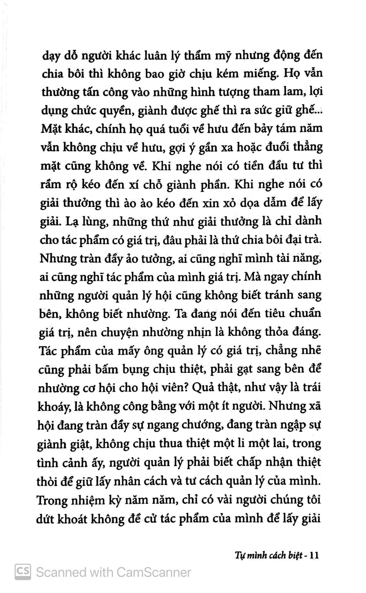 Sách Tự Mình Cách Biệt